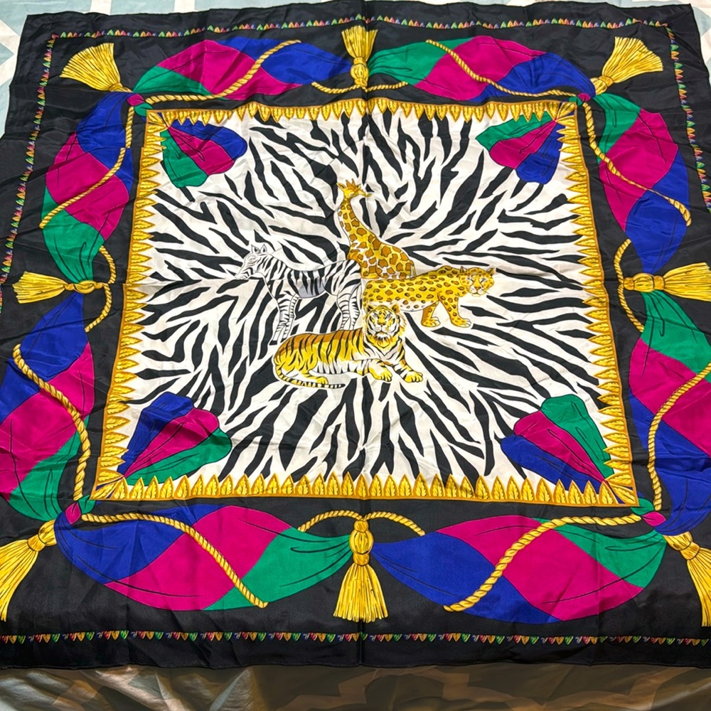 DVF silk scarf